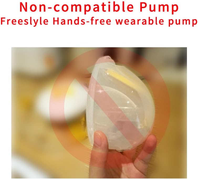 MOOMentaneous Breast Pump Shields Flanges 21mm Compatible with Medela Breast Pumps PersonalFit, Maxflow, Freestyle Flex Swing Maxi Connector - Image 3